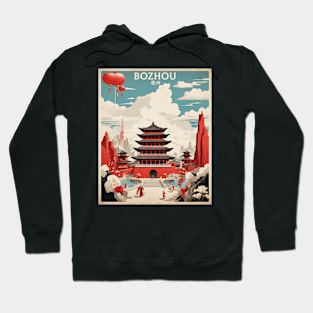 Bozhou China Vintage Poster Tourism Hoodie